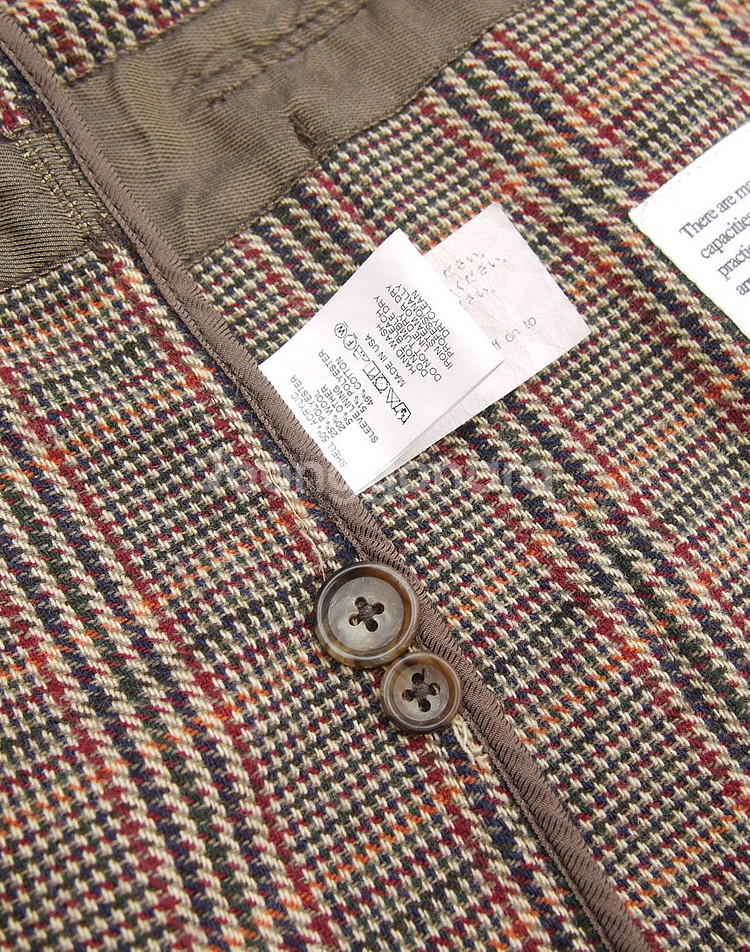 엔지니어드가먼츠 울블렌드 글렌플레드체크 라이크트위드 로이터자켓L 105 베드포드 엔가 블레이저 네펜데스 스포츠코트--9