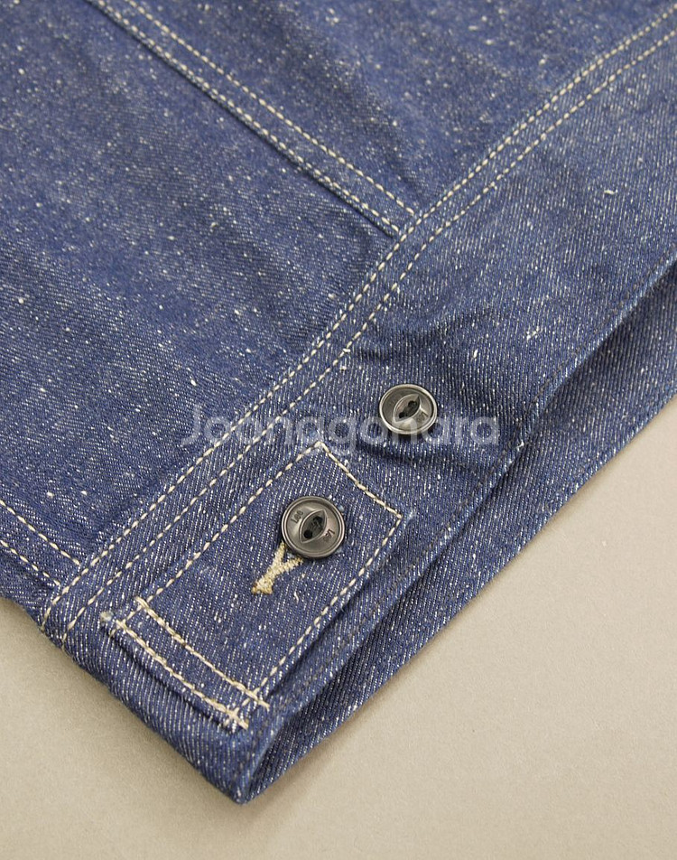 Lee 리 50's 101J복각 인디고 로우네프 데님 트러커지쟌 XL 105 청자켓 데님자켓 50년대 빈티지 복각--6