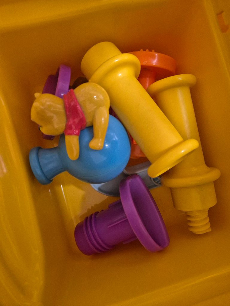 디즈니 푸 베이비워커+붕붕카 (사용)--3