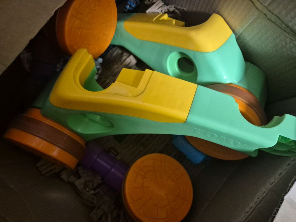 디즈니 푸 베이비워커+붕붕카 (사용)--7