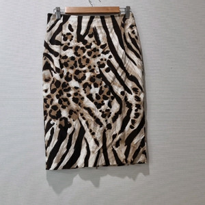 막스마라 스튜디오 애니멀 패턴 H라인 스커트 40