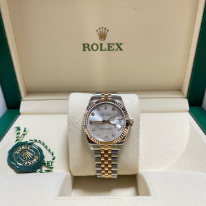 로렉스 데이저스트 31 실버판 10P 로즈골드 팔아요