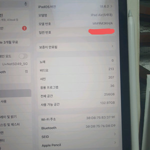 아이패드 에어 4세대 256GB 와이파이