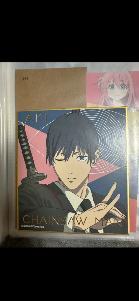 체인소맨 덴지, 아키, 마키마 키링 + 아키 색지--3