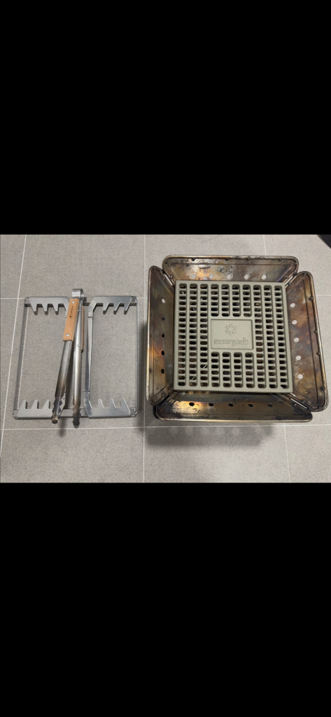 스노우피크 화로M스타터세트(R) SET-111(화로집게,장갑,그릴브리지 포함)--1