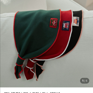 미니두두 스카프빕 버전1 크리스마스에디션 블랙핑크