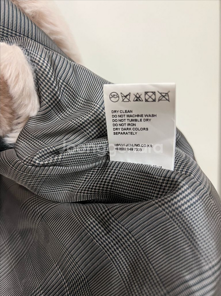 제이청 J.CHUNG 퍼 베스트 배색 포켓 에코퍼 조끼 페이크퍼 아이보리 블랙--9