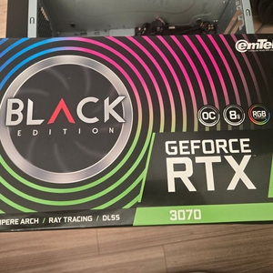 EMTEK BLACK RTX 3070 그래픽카드