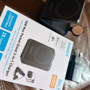 앤커 3in1 qi2 맥고 충전기(맥세이프)