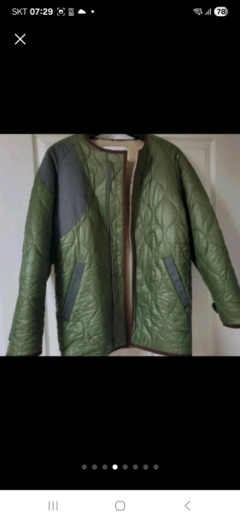 (새상품) M 노앙 뽀글이 점퍼 (남녀공용가능) 이미지