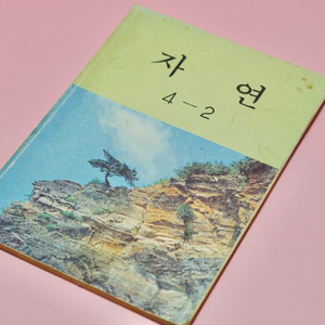 자연 4-2 옛날 국민학교 교과서 수집 고서 책 골동품 레트로 이미지