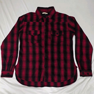 Off-White 오프화이트 체크 남방 셔츠 L