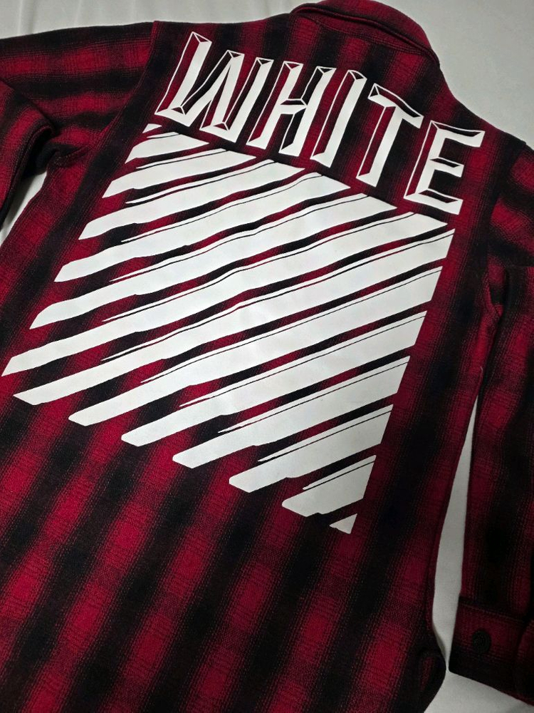 Off-White 오프화이트 체크 남방 셔츠 L--3