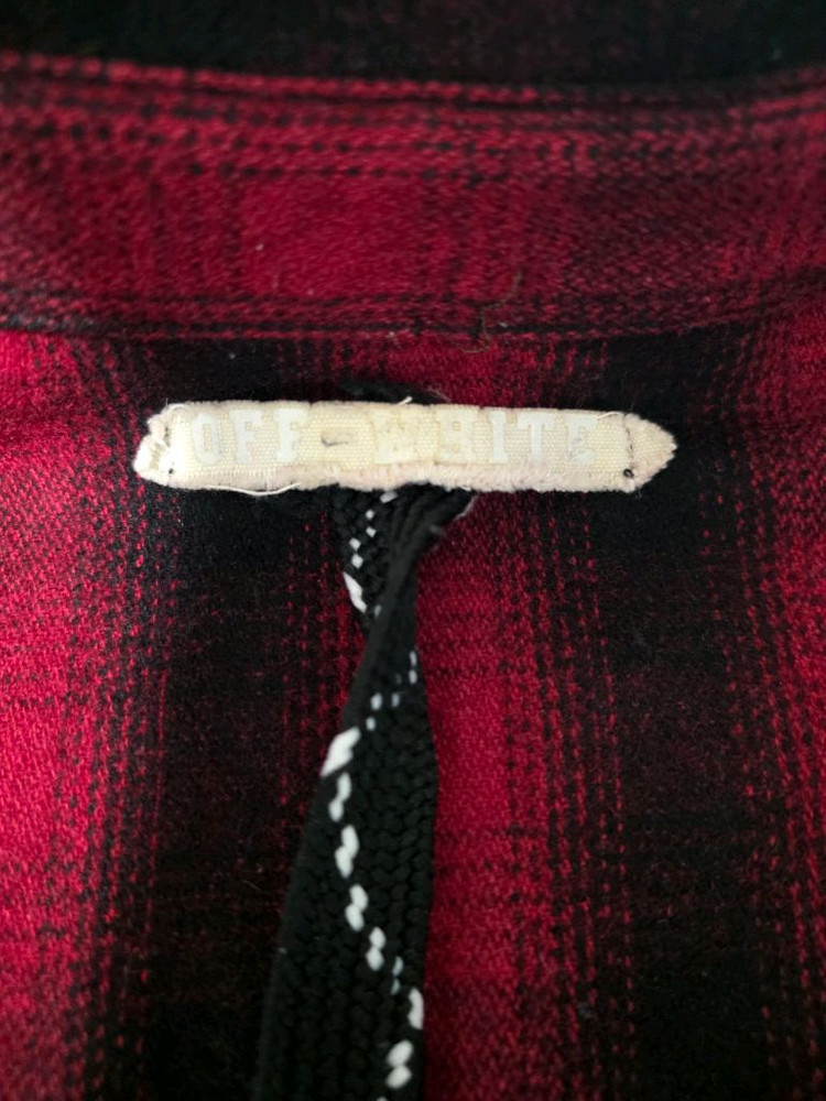 Off-White 오프화이트 체크 남방 셔츠 L--5