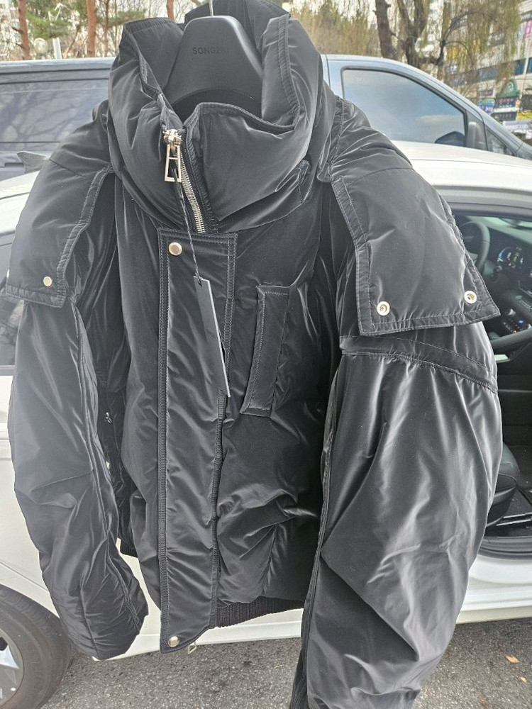 송지오옴므 돌먼후드 패딩50사이즈판매--1