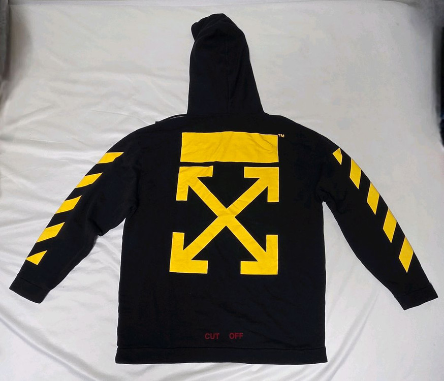 오프화이트 카라바지오 디아그 애로우 오버 후드 S 가단 62cm 이미지