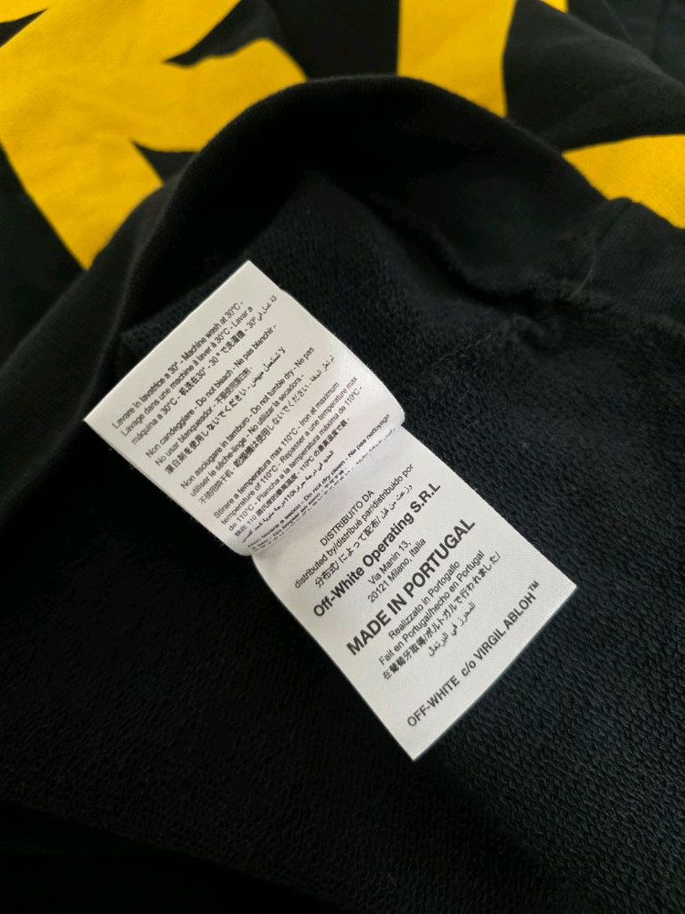 오프화이트 카라바지오 디아그 애로우 오버 후드 S 가단 62cm 이미지