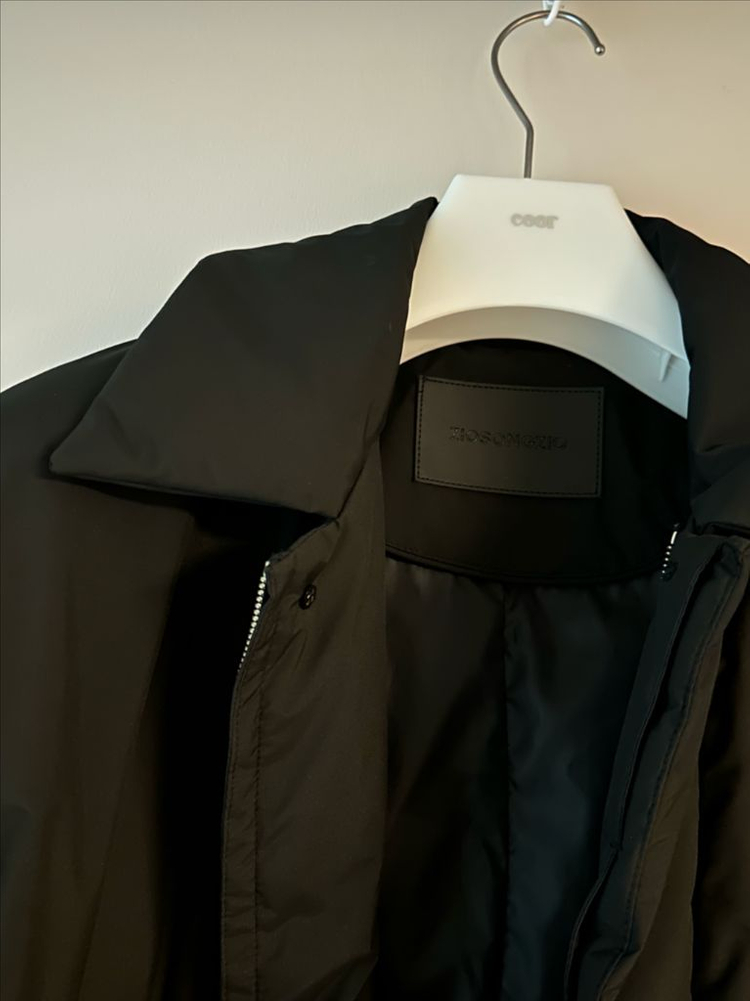 지오송지오 남성 패딩 ZF6JP610BK 발마칸 다운 점퍼 블--3