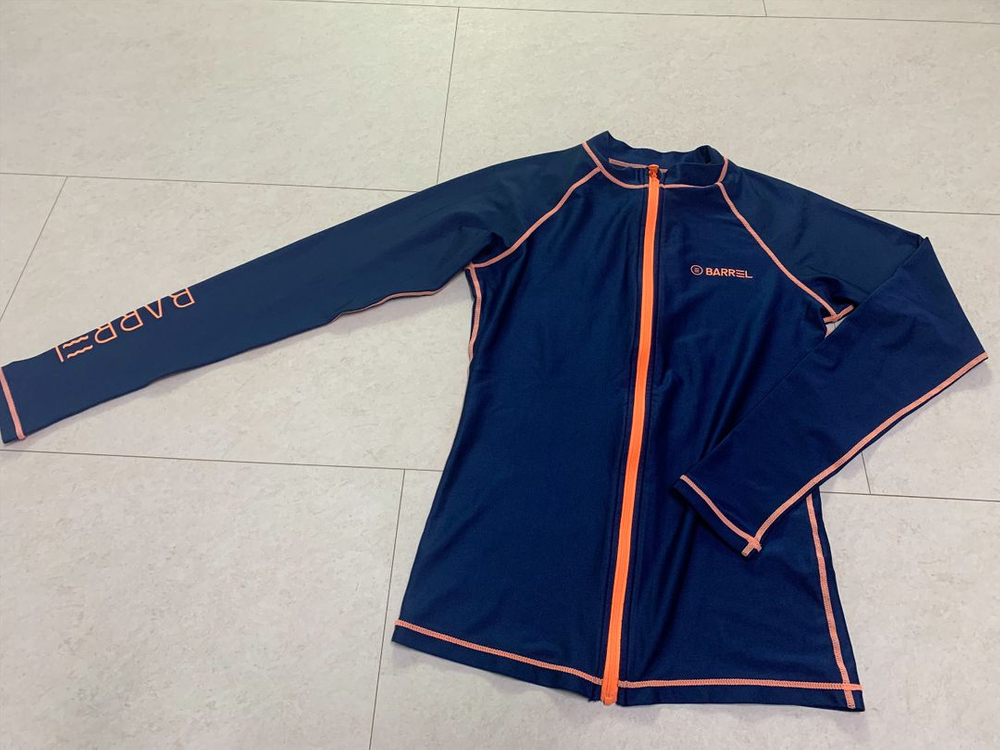 배럴 여성 래쉬가드 M 네이비--2