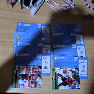 수원삼성 지난경기 소장하고 있는 지류티켓들