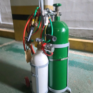 산소용접기 알미늄통 13리터(오토치 자동점화불대)