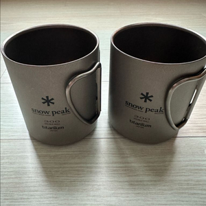 스노우피크 티탄 더블 머그 300 팝니다~~~~~