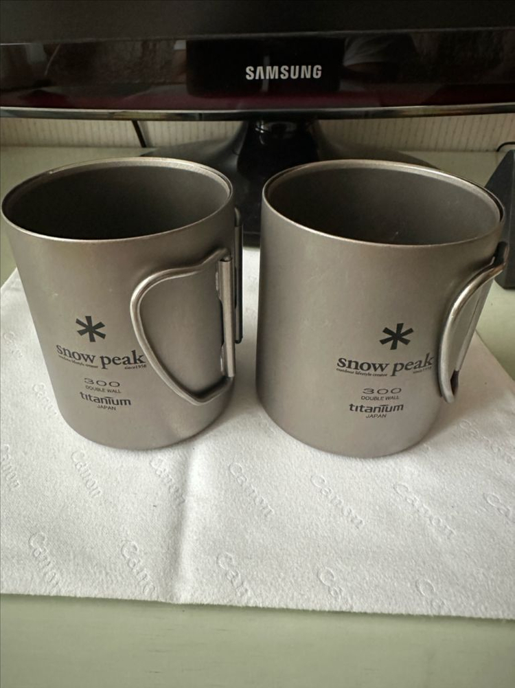 스노우피크 티탄 더블 머그 300 팝니다~~~~~--1