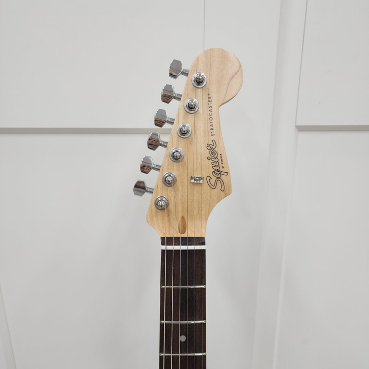 스콰이어 스트랫 일렉기타 DEBUT STRAT LRL WPG 블랙--7