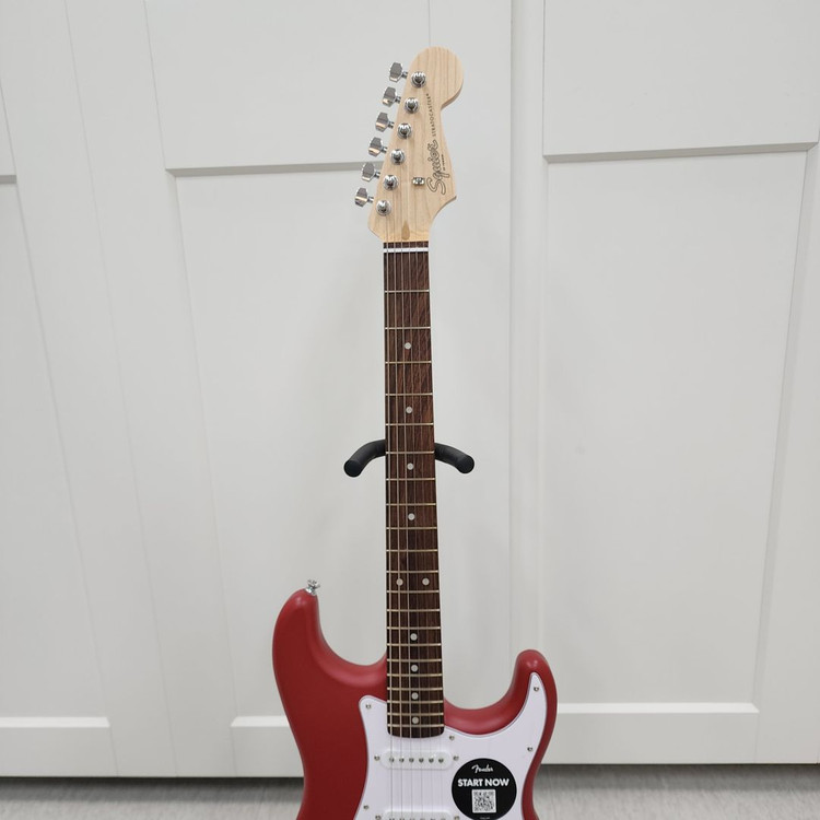 스콰이어 스트랫 일렉기타 DEBUT STRAT LRL WPG 레드--6