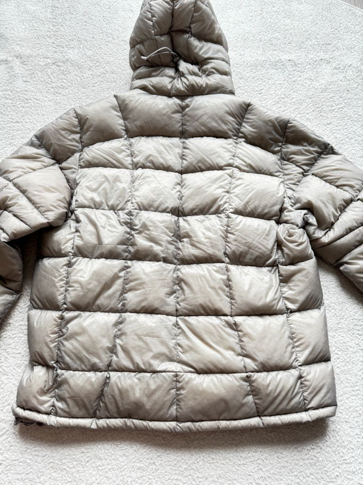 wmc 더블유엠씨 중경량 후드다운 경량패딩 팝니다 그레이 베이지 XL--2