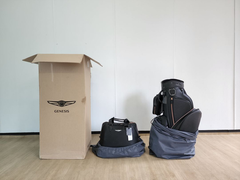 제네시스 골프백 세트 마제스티 블랙 이미지