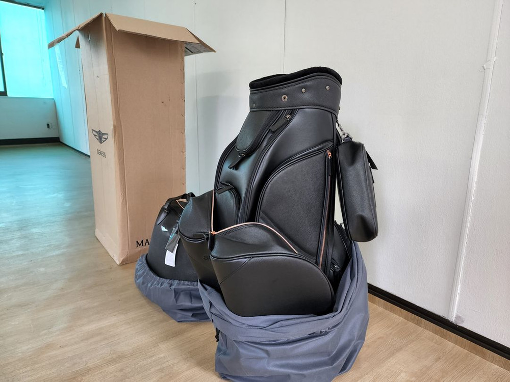 제네시스 골프백 세트 마제스티 블랙 이미지