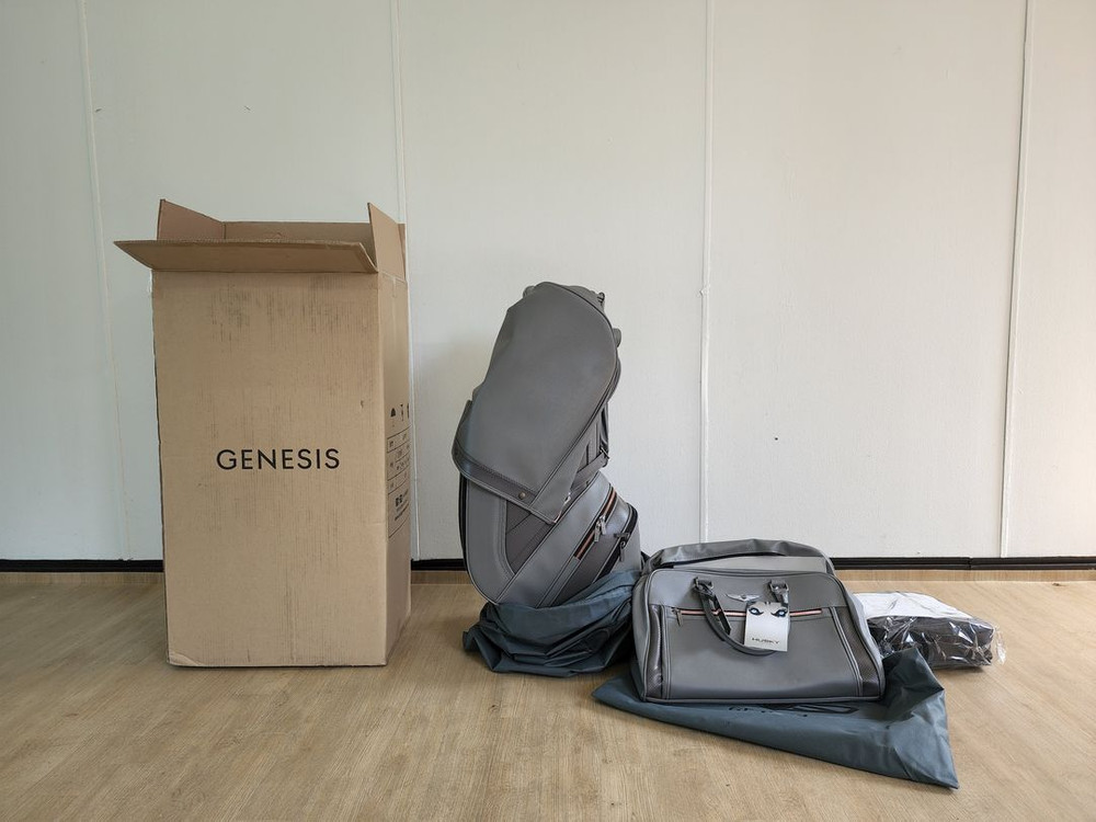 제네시스 골프백 허스키 클래식 그레이 이미지