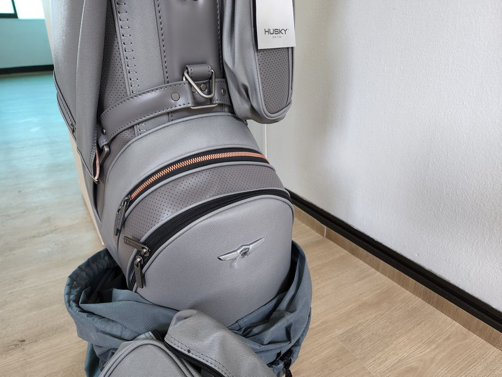 제네시스 골프백 허스키 클래식 그레이 이미지