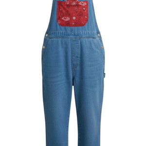 데님 멜빵 바지