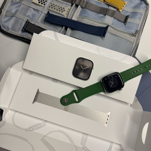 급처)애플워치 10 내추럴 티타늄 셀룰러 42 밀레니즈 루프 및 각종 액세서리