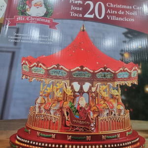 크리스마스 회전목마 디럭스 오르골.