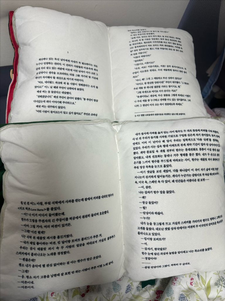 알라딘 책 쿠션 오만과 편견 , 안녕이라그랬어(일괄)--1