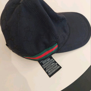 구찌 GG 로고 베이스볼 블랙 볼캡 m 백화점판