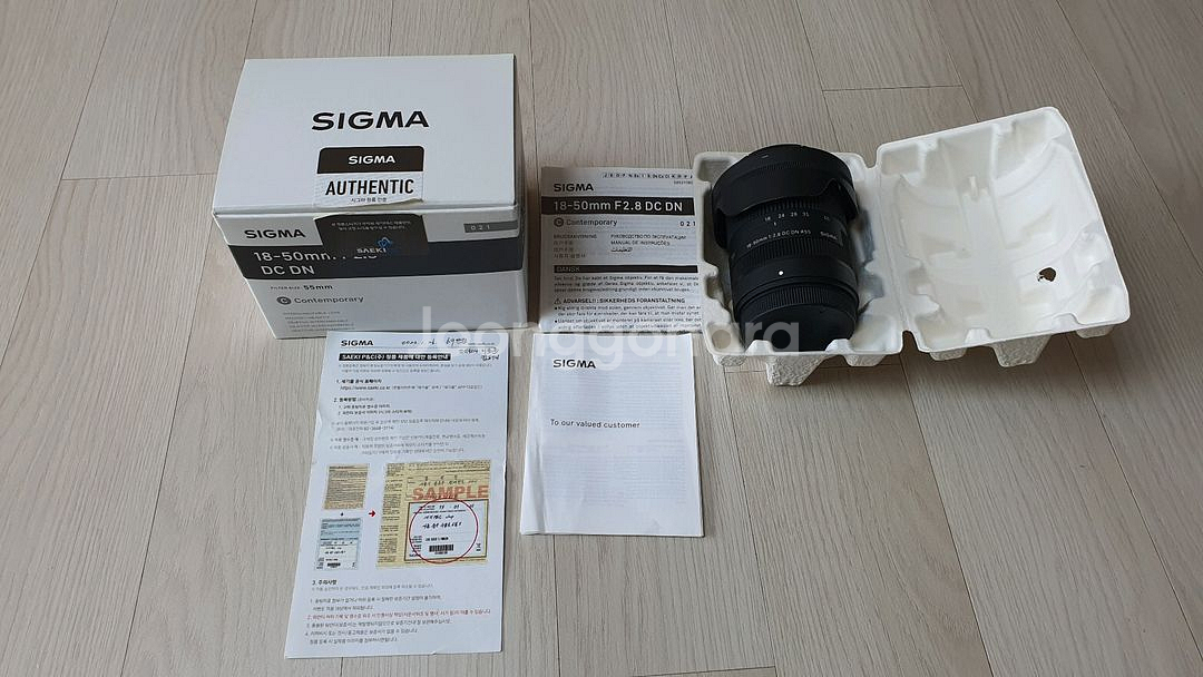 시그마 18-50mm F2.8 DC DN 캐논용 렌즈--1