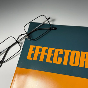 EFFECTOR 이펙터 새들 스퀘어 사각 매트블랙 일본 안경 0104