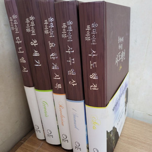 롤링비틀 올마이티바이블 총5권(다니엘서+창세기+요한계시록+사무엘상+사도행전) 성경 세트