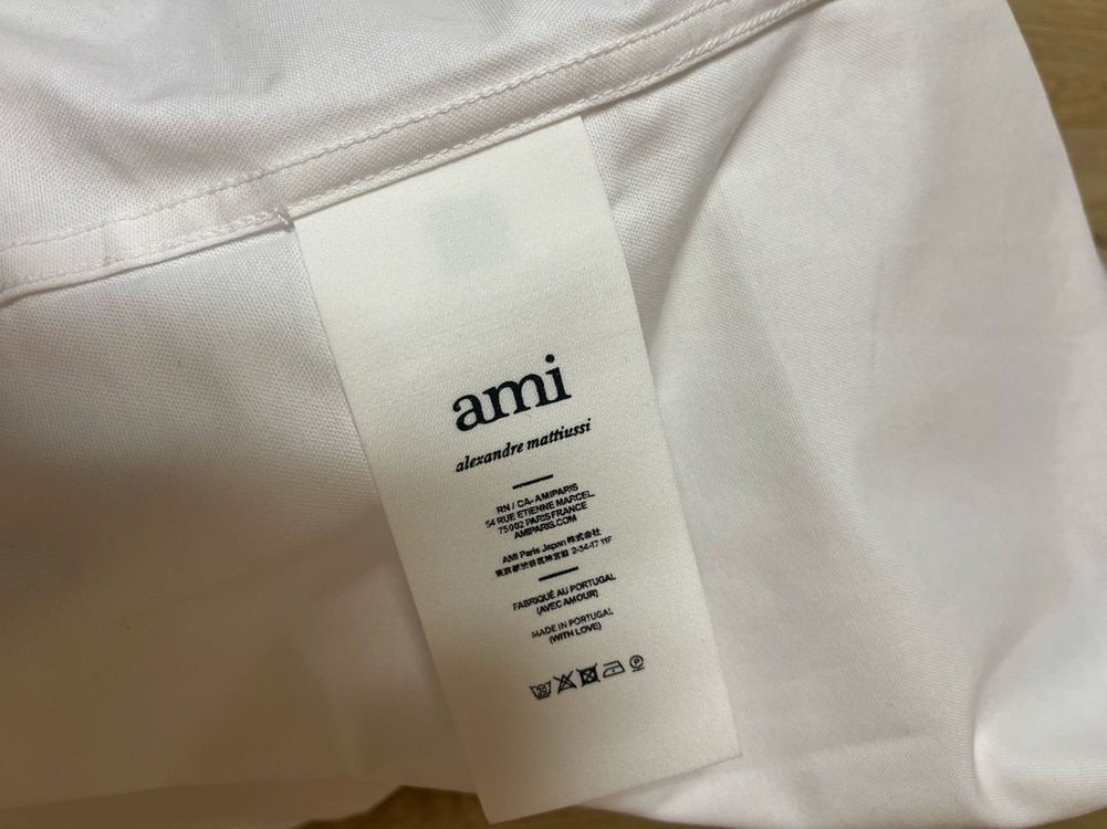 아미 옥스포드 스몰하트 셔츠 M 새제품--2