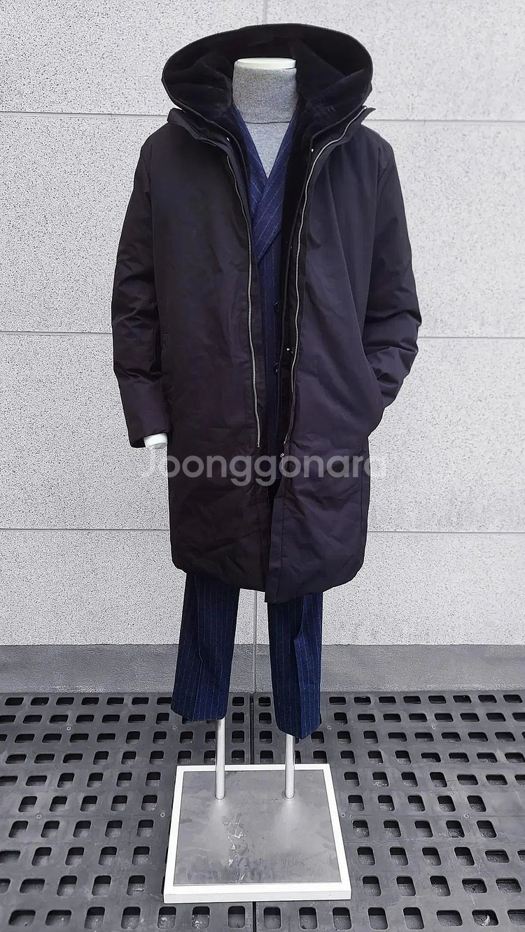 지오지아 And Z / 앤드지 구스다운 후드 패널 라이너 패딩 점퍼 / 100[100-105]--2