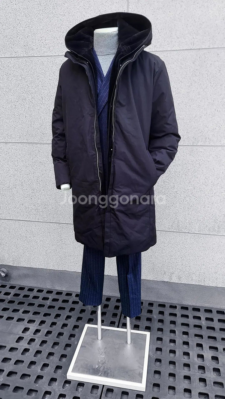 지오지아 And Z / 앤드지 구스다운 후드 패널 라이너 패딩 점퍼 / 100[100-105]--3