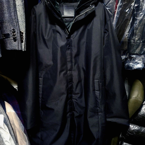 지오지아 And Z / 앤드지 구스다운 거위털 후드 패널 라이너 패딩 점퍼 블랙 / 100[100-105]