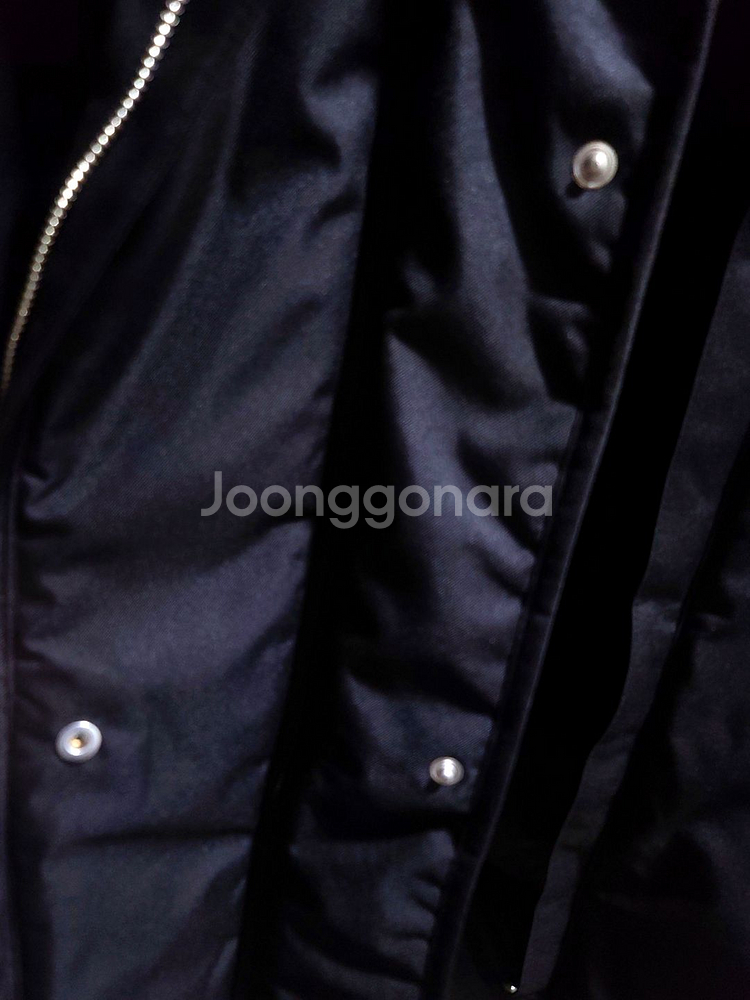 지오지아 And Z / 앤드지 구스다운 거위털 후드 패널 라이너 패딩 점퍼 블랙 / 100[100-105]--7