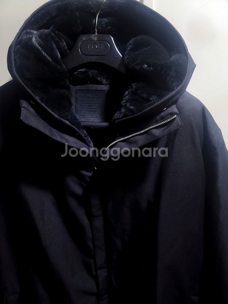 지오지아 And Z / 앤드지 구스다운 거위털 후드 패널 라이너 패딩 점퍼 블랙 / 100[100-105]--3