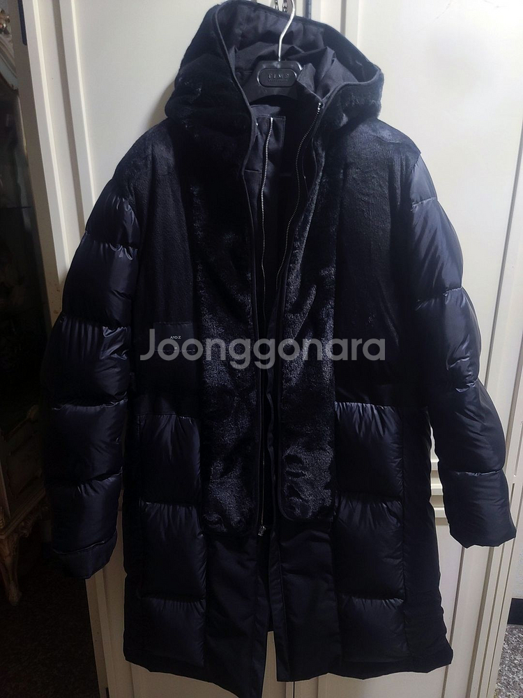 지오지아 And Z / 앤드지 구스다운 거위털 후드 패널 라이너 패딩 점퍼 블랙 / 100[100-105]--4