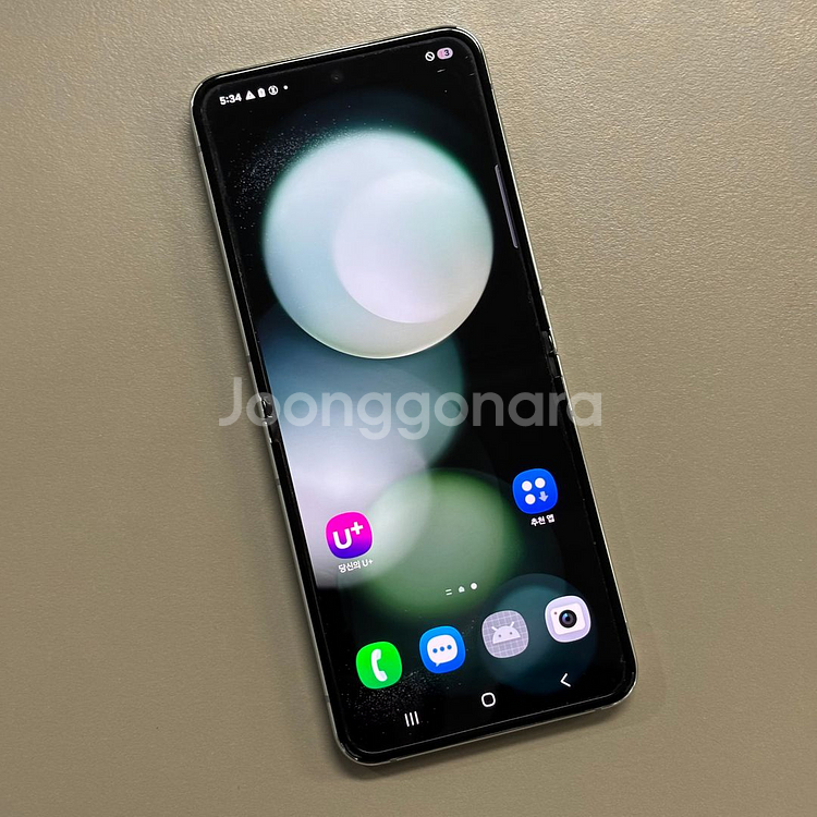 갤럭시Z플립5 민트색상 256용량 24년4월개통 미파손 무잔상 상태좋은 특AAA급 가성비 폰 판매--1